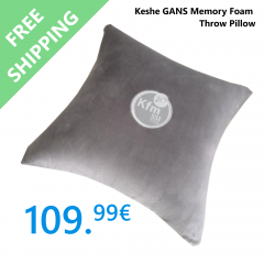Keshe GANS Memory Foam Throw Pillow
